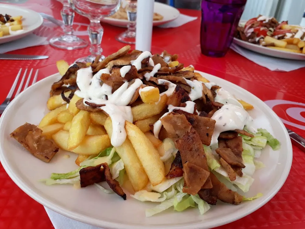 Assiette Kebab Frites